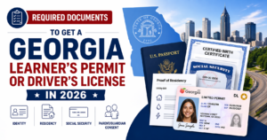 Required documents to get a Georgia driver's license or permit