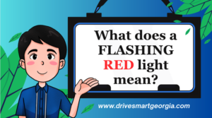 What does a flashing red light mean?