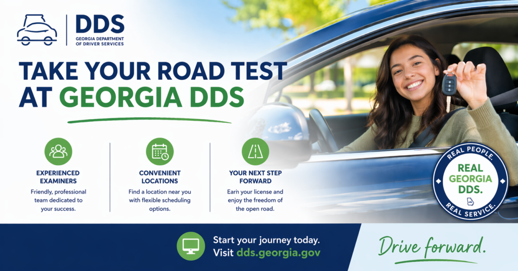 Schedule a DDS road test at a DDS location