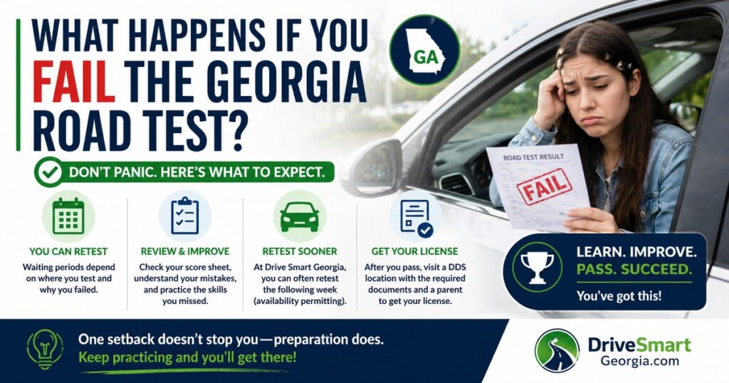 What happens if you fail the Georgia road test? | Drive Smart Georgia ...