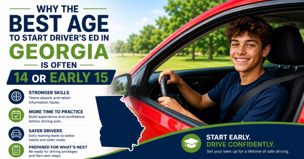 What is the best age to start drivers ed in Georgia?