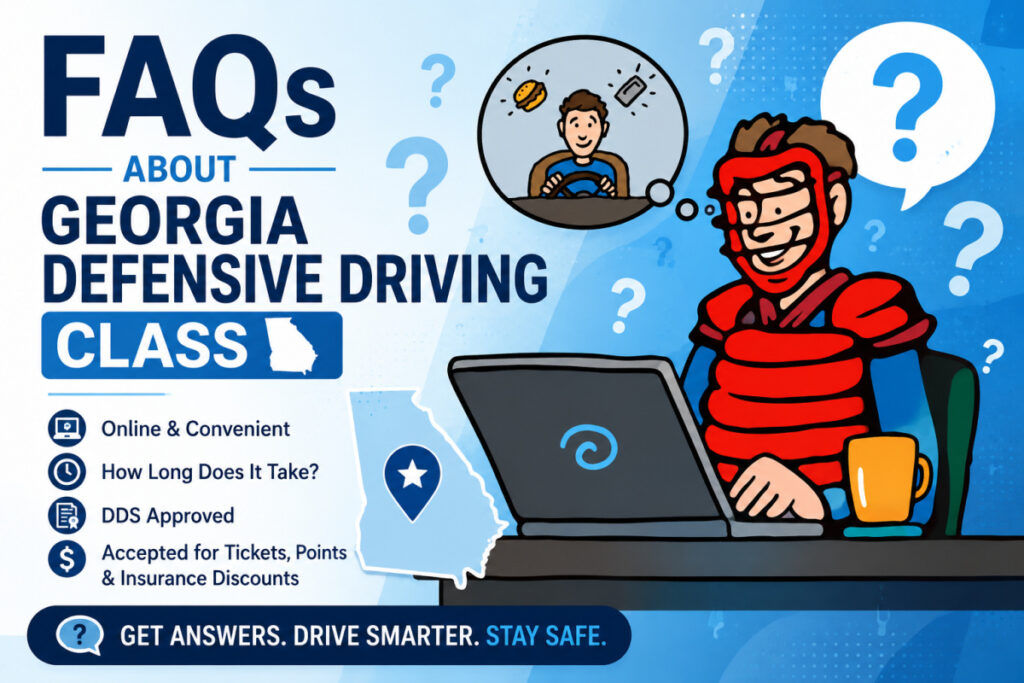 FAQs about a defensive driving course in Georgia