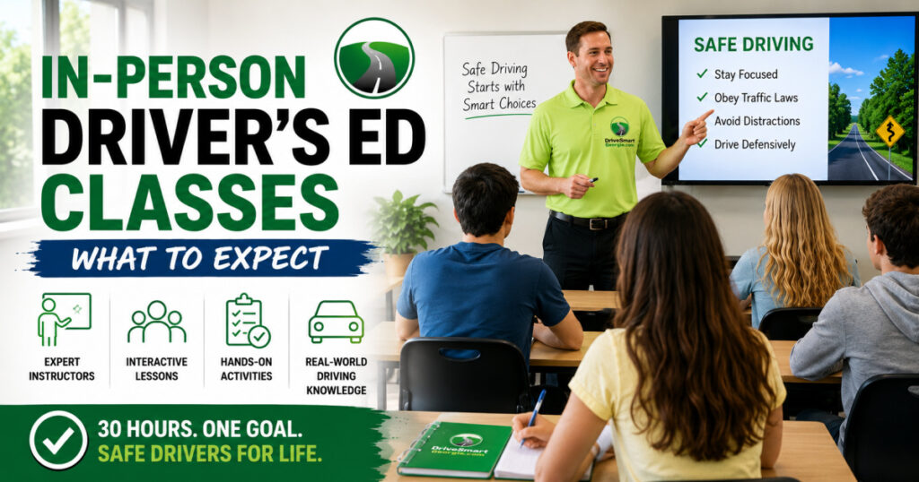 Benefits of in-person driver's ed class