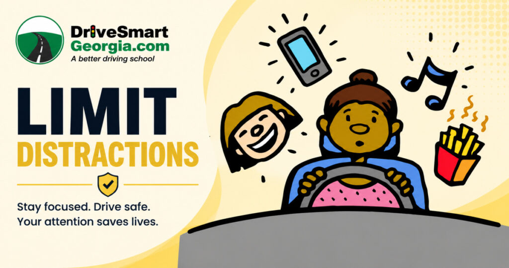 Limit distractions to help teens become safer drivers