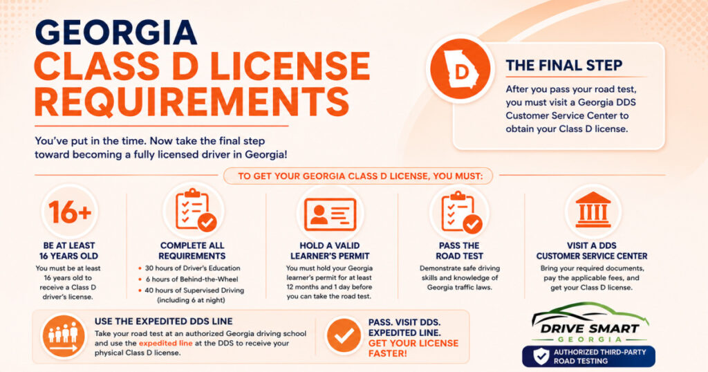 Georgia license requirements for teen drivers