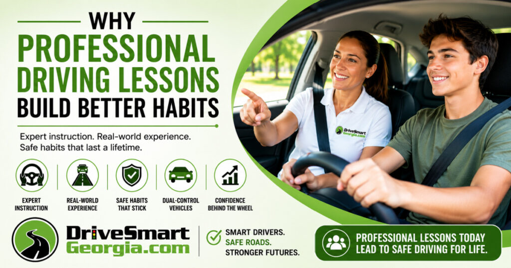 Benefits of professional driving lessons for new teen drivers
