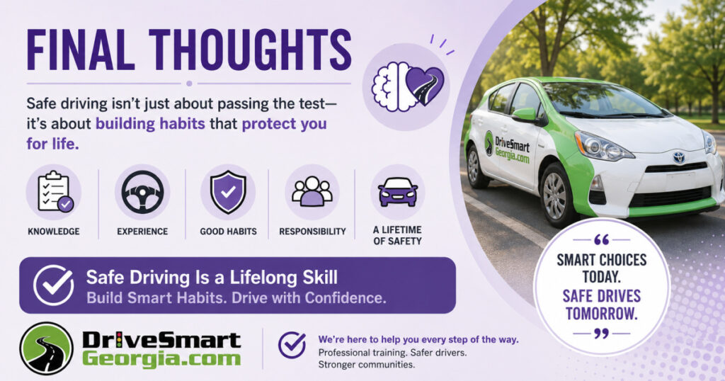 Final Thoughts on Teen Driver Safety Tips