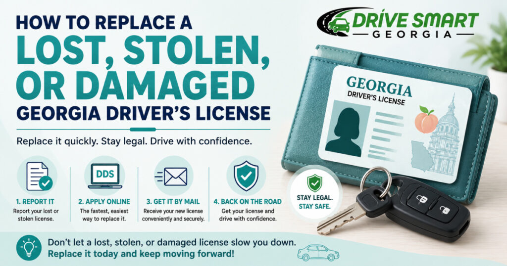 How to Replace a Lost, Stolen, or Damaged Georgia Driver's License