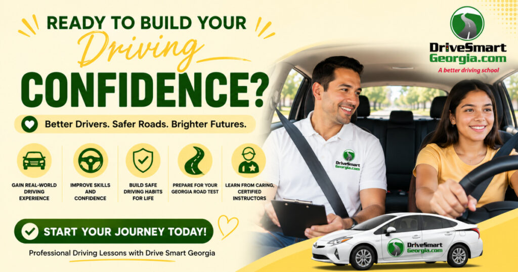Professional in-car driving lessons at Drive Smart Georgia