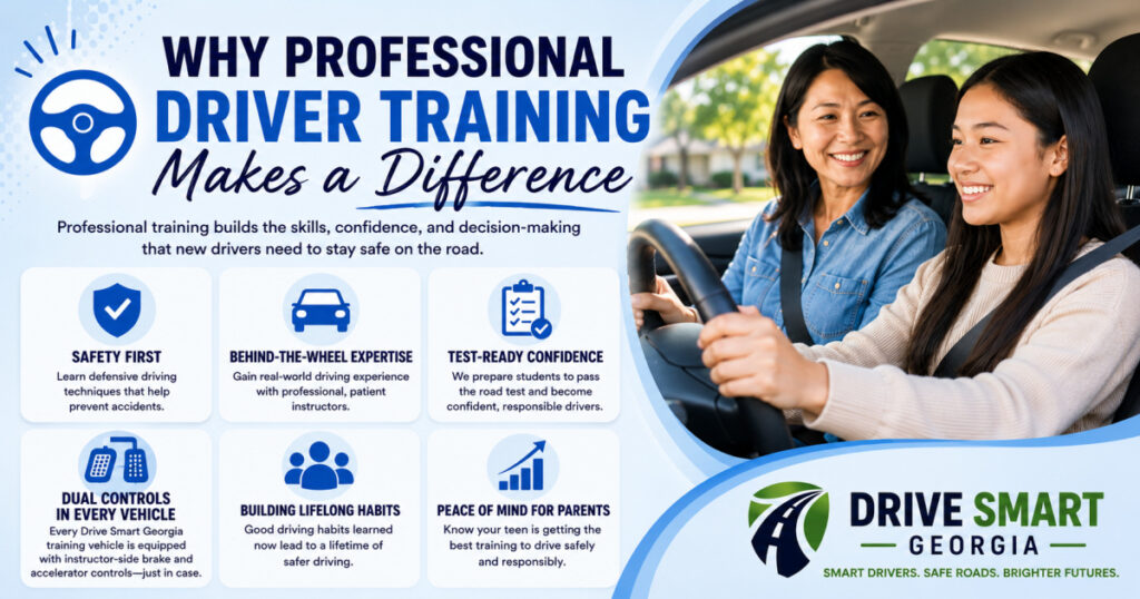 How professional driver training can help teens become confident and safer drivers.