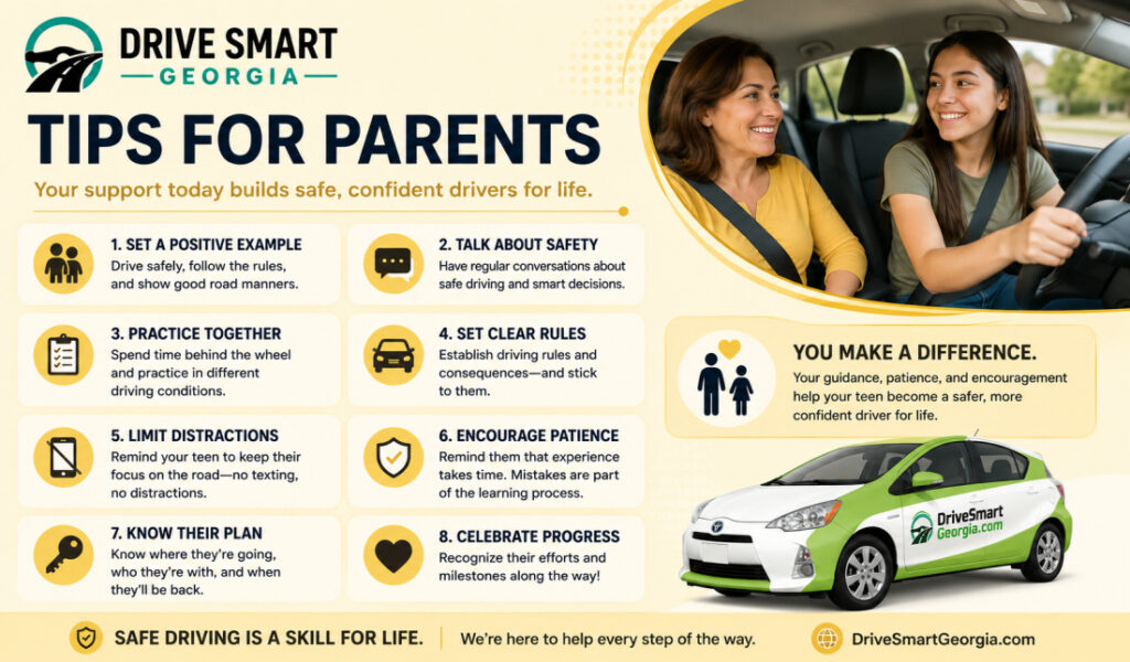 Tips for parents of teens getting a Georgia Class D license
