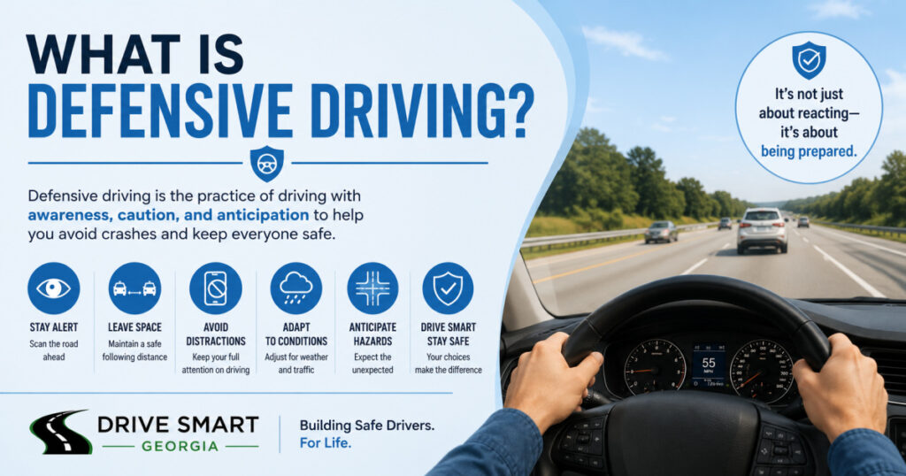 What is defensive driving?