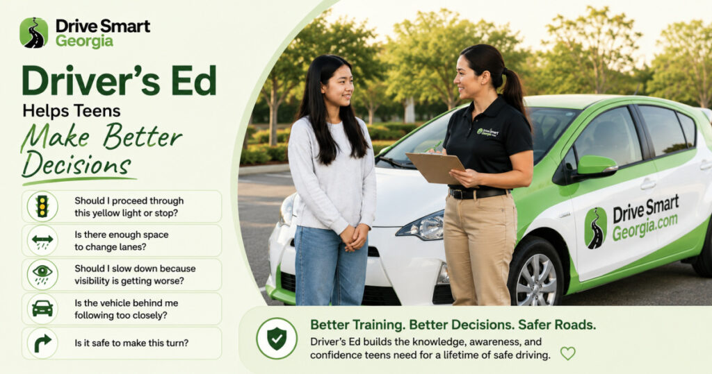 Driver’s ed helps teens make better decisions