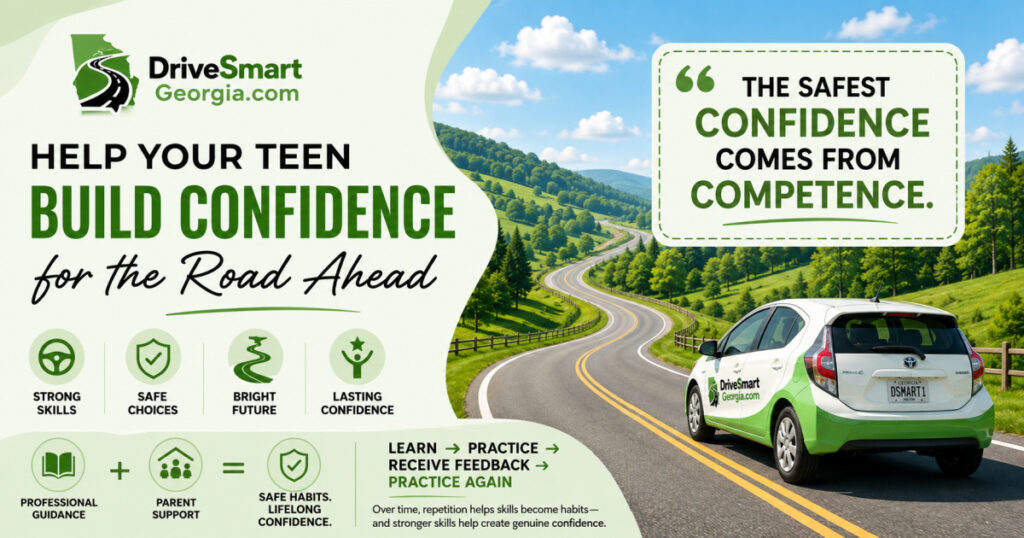Help your teen build confidence for the road ahead