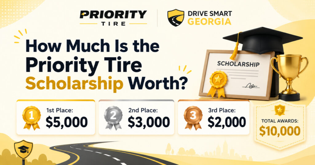 How much is the Priority Tire Scholarship worth?