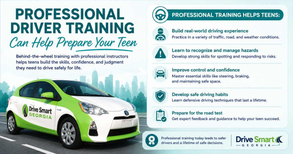 Professional Driver Training Can Help Prepare Your Teen Driver