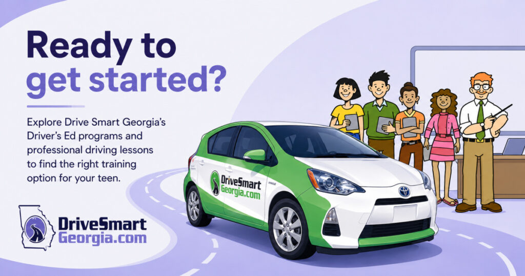 Ready to get started? Explore Drive Smart Georgia’s Driver’s Ed programs