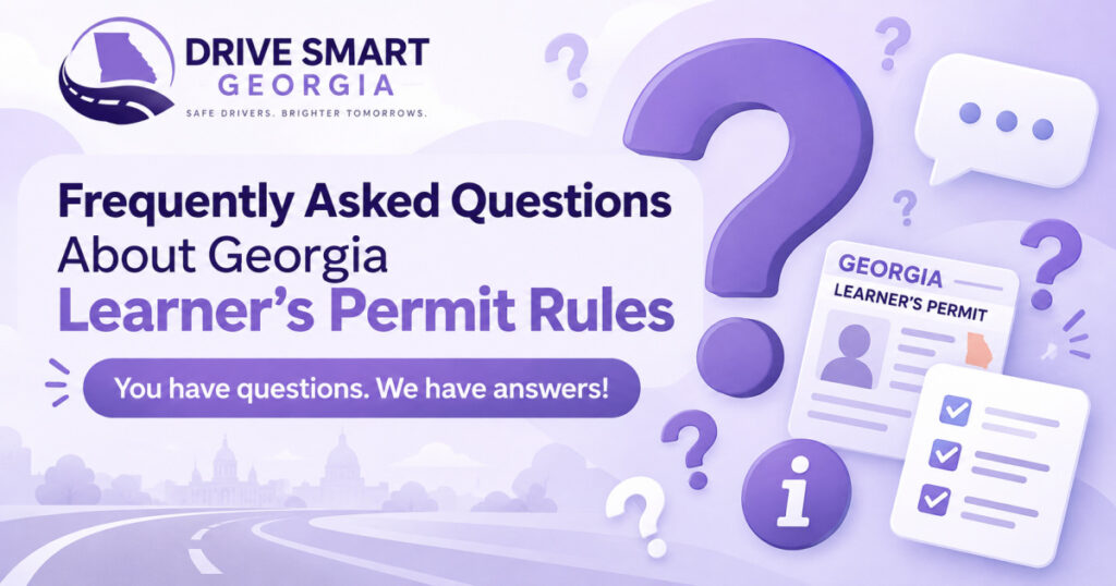 FAQs about Georgia learner's permit rules
