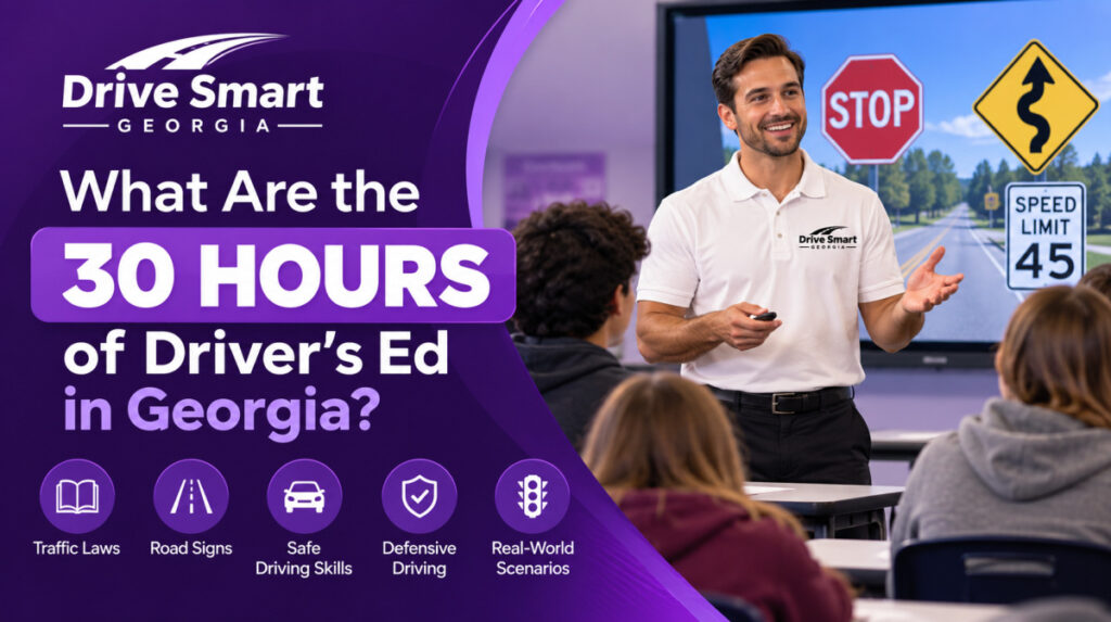 What are the 30 hours of driver's ed in Georgia?