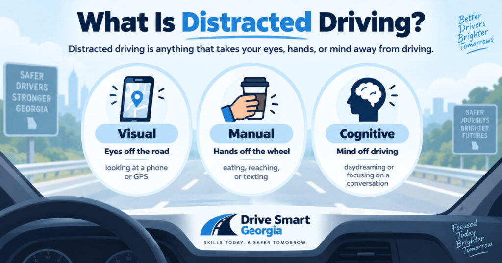 What is distracted driving?