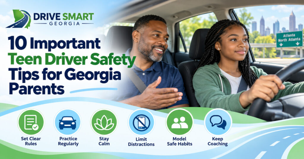 10 essential driving safety tips for Georgia parents