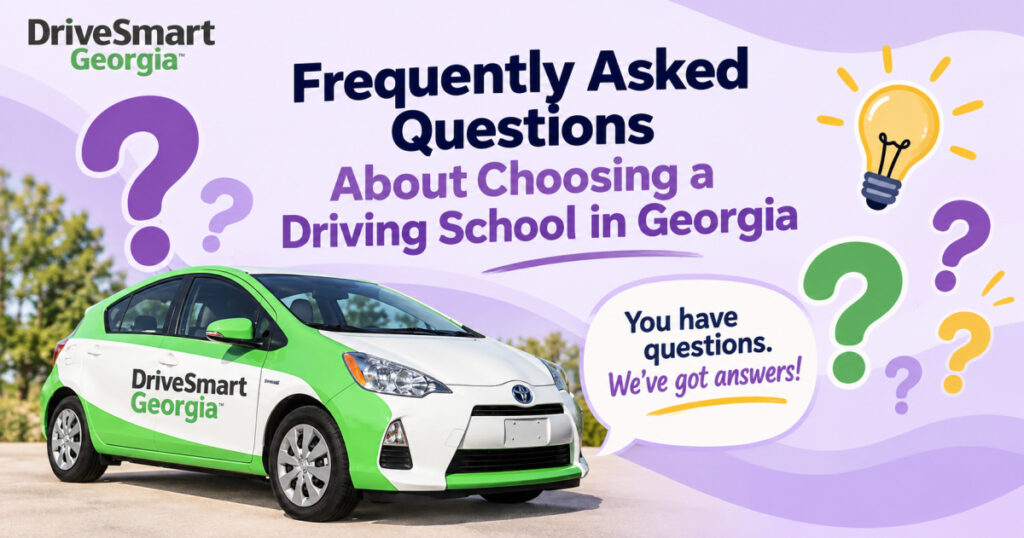 Frequently asked questions about choosing a driving school in Georgia