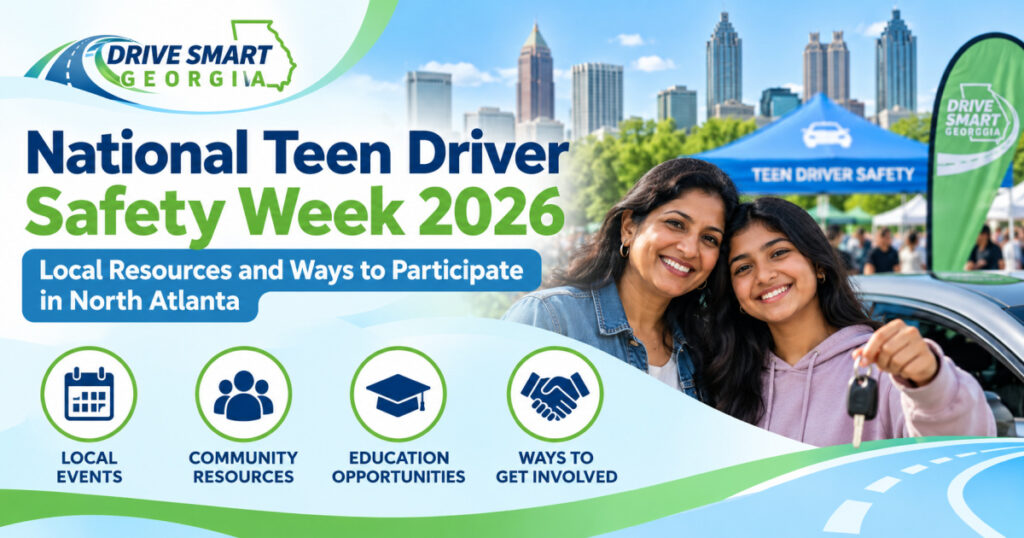 National Teen Driver Safety Week 2026- Local resources and ways to participate in North Atlanta