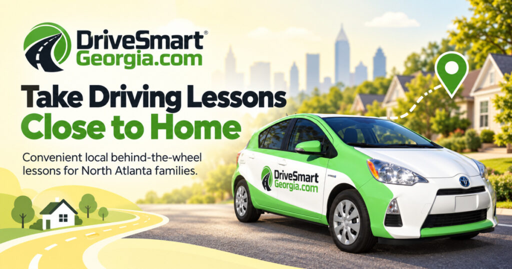 Take driving lessons close to home